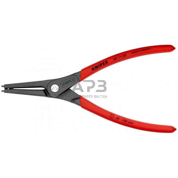 Replės išoriniams žiedams 225mm (Ø40-100mm) KNIPEX