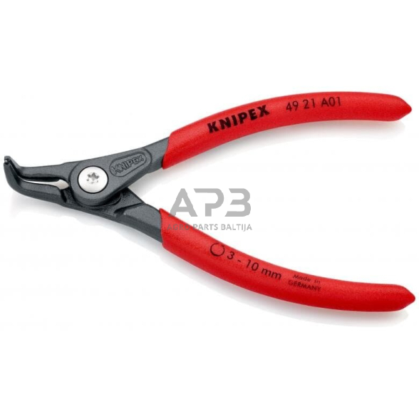 Replės išoriniams žiedams. Lenktos 130mm (Ø3-10mm) KNIPEX 2