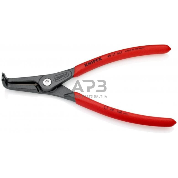 Replės išoriniams žiedams. Lenktos 210mm (Ø40-100mm) KNIPEX 2