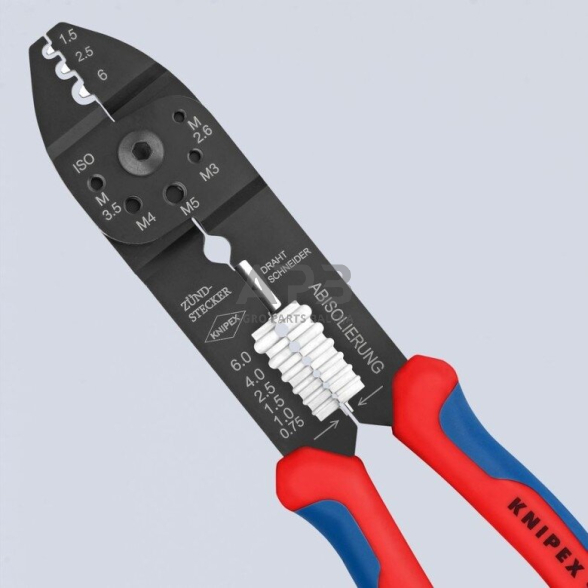 Replės laidų užspaudimui ir nuvalymui 230mm KNIPEX 3