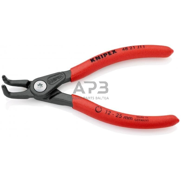 Replės vidiniams žiedams. Lenktos 130mm (Ø12-25mm) KNIPEX 1