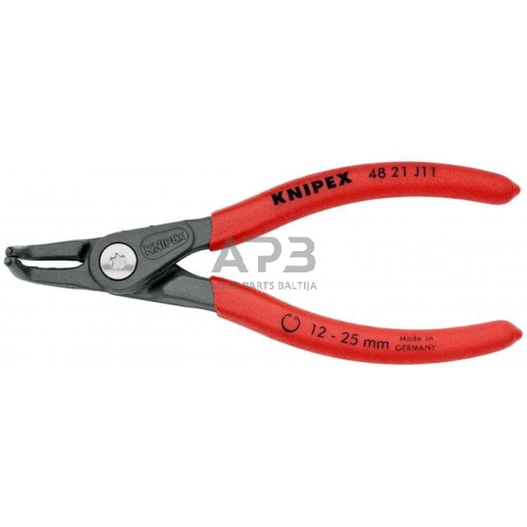 Replės vidiniams žiedams. Lenktos 130mm (Ø12-25mm) KNIPEX