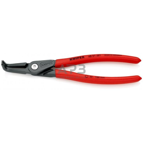 Replės vidiniams žiedams. Lenktos 210mm (Ø40-100mm) KNIPEX 2