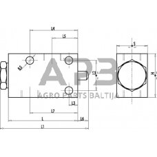 Ribinis vožtuvas VF-NC, G3/8" C056V0827