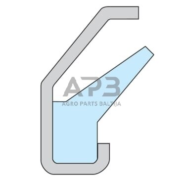 Riebokšlis (salnikas) Alphaseal RCL 25x42x4 AS25424RCLP001 1