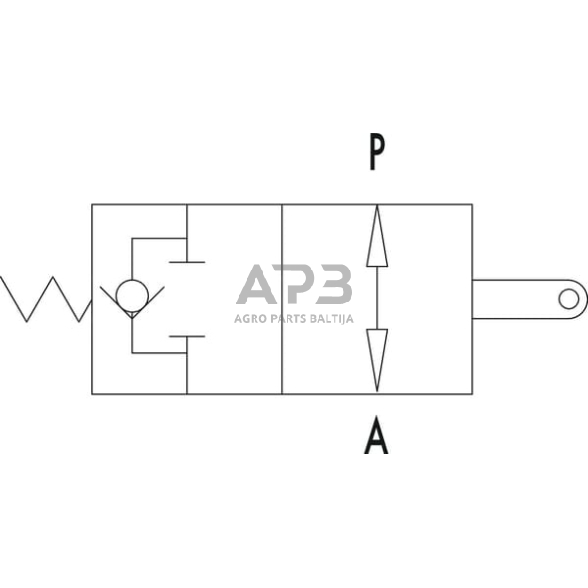 Ribinis vožtuvas V-FCR 1T G1/2", C056V0826 2