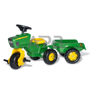 Rolly Toys John Deere minamas triratis su priekaba, 052769