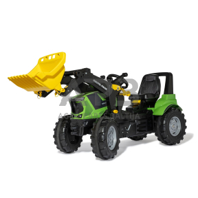 Rolly Toys  traktoriukas su pedalaisrollyFarmtrac Premium II Deutz 8280, FL su priekiniu krautuvu, 730087