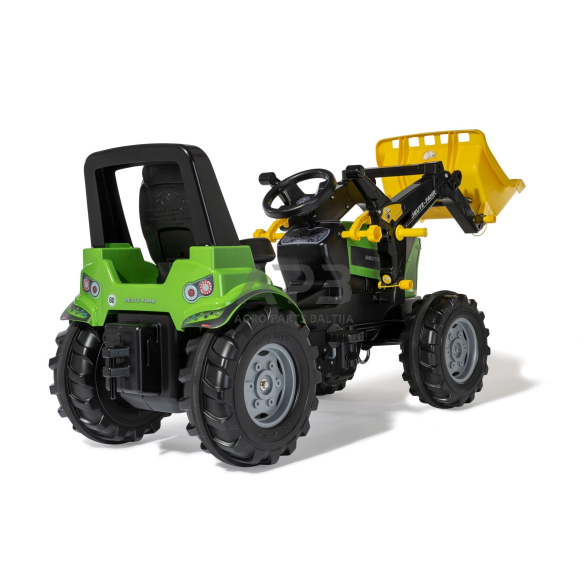 Rolly Toys  traktoriukas su pedalaisrollyFarmtrac Premium II Deutz 8280, FL su priekiniu krautuvu, 730087 4