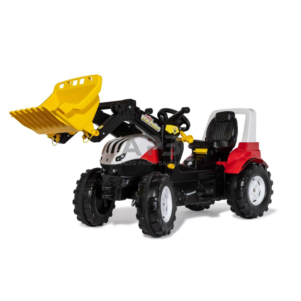 Rolly Toys trakturius su pedalais rollyFarmtrac Steyr 6300 Terrus CVT ir priekiniu krautuvu, 730001