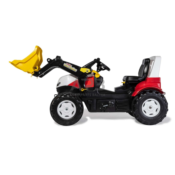 Rolly Toys trakturius su pedalais rollyFarmtrac Steyr 6300 Terrus CVT ir priekiniu krautuvu, 730001 1