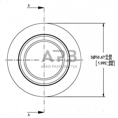 Rutulinė jungtis Ø25,7/50,7x44.5mm Z902025KR 3