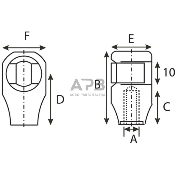 Rutulinė galvutė Stabilus CA72421 1