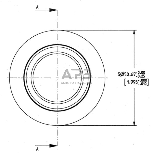 Rutulinė jungtis Ø25,7/50,7x44.5mm Z902025KR 3