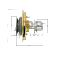 Sankaba Gardol 185107HRB, 15107HRB. Skriemulys viršutinis 20,00 x 90,00 mm, skriemulys apatinis apatinis 20,00 x 125,00 mm 532 40 85-79, 532408579, 408579, 532 17 01-63, 532170163, 170163, 532 17 98-87, 532179887, 179887, 583 30 99-01, 583309901, 309901