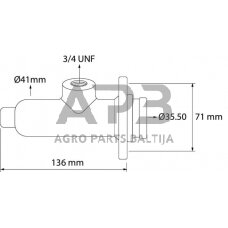 Sankabos cilindras Vapormatic VPJ7615