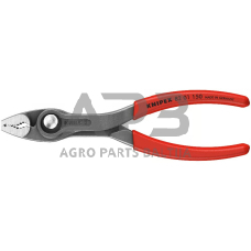 Santechninės replės 150mm (dvigubo griebimo) KNIPEX (su fiksavimu)