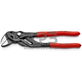 Santechninės replės - raktas KNIPEX su fiksavimu 180mm