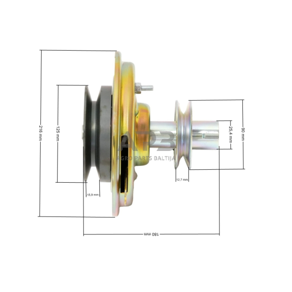 Sankaba Sentar UN145H92RBK. Skriemulys viršutinis 20,00 x 90,00 mm, skriemulys apatinis apatinis 20,00 x 125,00 mm 532 40 85-79, 532408579, 408579, 532 17 01-63, 532170163, 170163, 532 17 98-87, 532179887, 179887, 583 30 99-01, 583309901, 309901 3