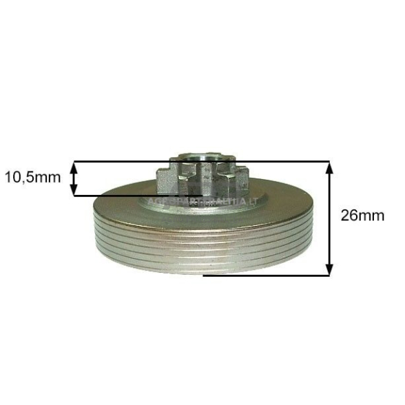 Sankabos būgnelis Partner P340S, P350S, P360S 3/8 užgriebiai 6 2