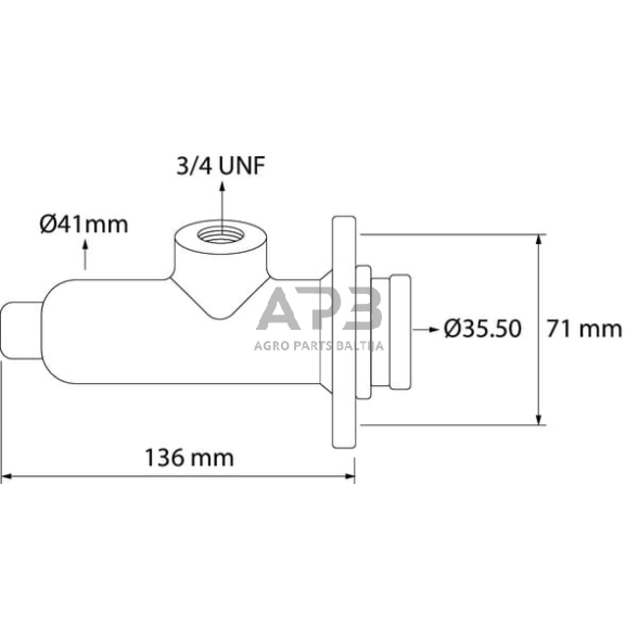 Sankabos cilindras Vapormatic VPJ7615 1