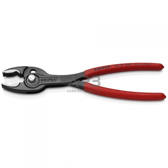 Santechinės replės 200mm (dvigubo griebimo) KNIPEX (su fiksavimu) 1