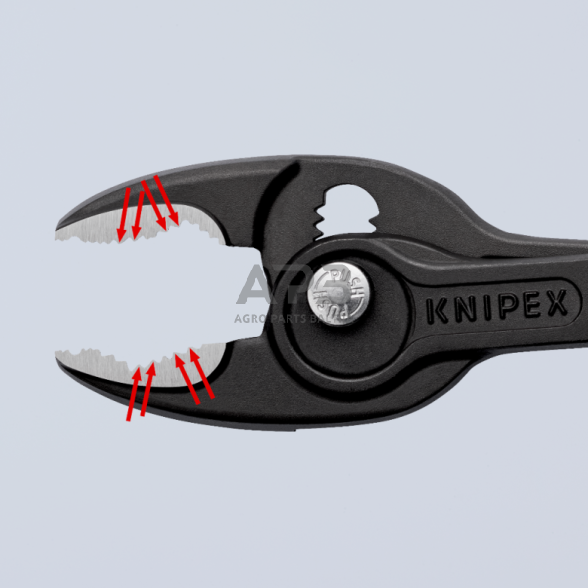 Santechinės replės 200mm (dvigubo griebimo) KNIPEX (su fiksavimu) 6