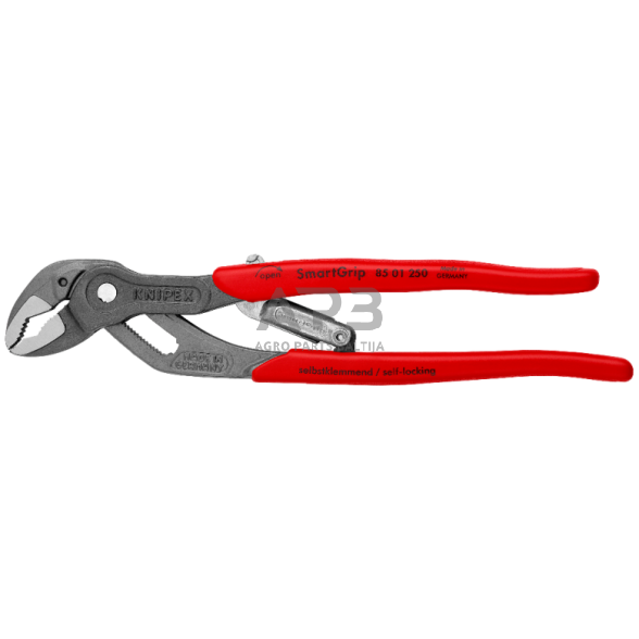 Santechninės replės 250mm KNIPEX su SmartGrip fiksavimu