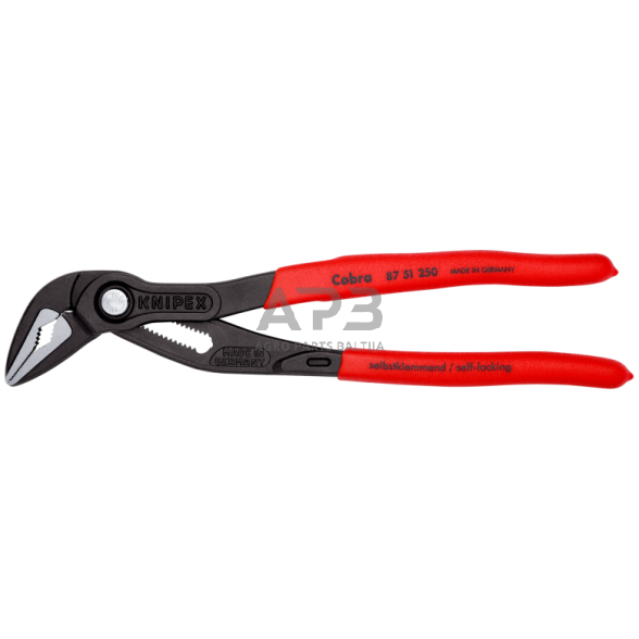 Santechninės replės prailgintos KNIPEX Cobra su fiksavimu 250mm 2