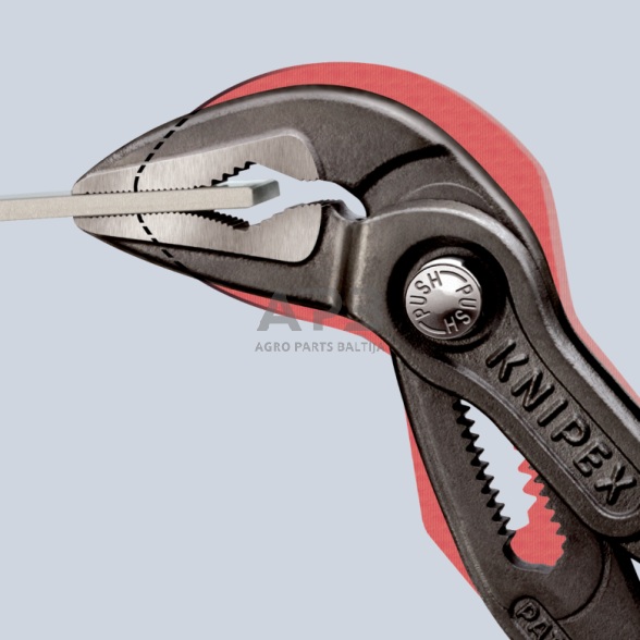 Santechninės replės prailgintos KNIPEX Cobra su fiksavimu 250mm 6