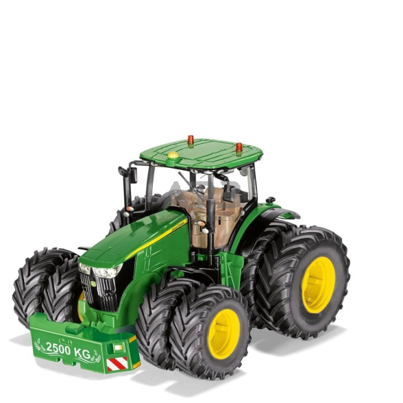 Siku traktorius John Deere 7290R su dvigubomis padangomis, Bluetooth programėlės valdymu ir nuotolinio valdymo moduliu, 10673600000