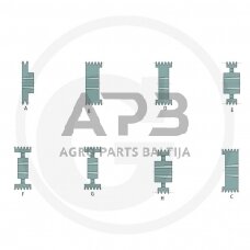 Skriemulys diržinei pavarai 6 griovelių, SPB profilis, Išorinis Ø (mm): 147, Darbinis Ø (mm): 140