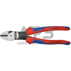 Šoninio kirpimo jėgos replės (ergo. rankena) 200mm KNIPEX