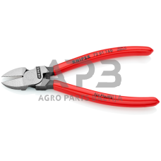 Šoninio kirpimo replės plastikui 160mm KNIPEX