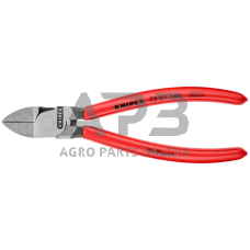 Šoninio kirpimo replės plastikui 160mm KNIPEX