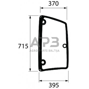 Šoninis kabinos stiklas 01214370N