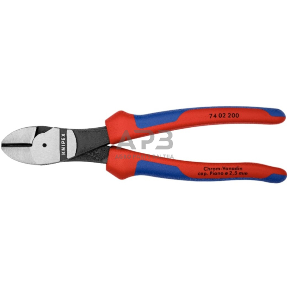 Šoninio kirpimo jėgos replės (ergo. rankena) 200mm KNIPEX 1