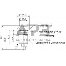 Spaudžiamas jungiklis Pneutron 11903005PN