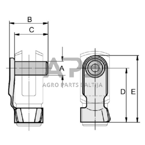 Spaustukas 4 x 8 vz. CA15000 ES