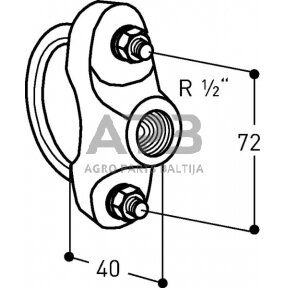 Spaustukas Suevia 1/2 SU1010535