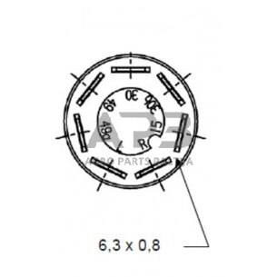 Spaudžiamas jungiklis Pneutron 11100080PN 2