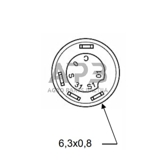 Spaudžiamas jungiklis Pneutron 11210520PN 3