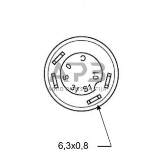 Spaudžiamas jungiklis Pneutron 11245280PN 3