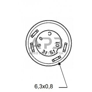 Spaudžiamas jungiklis Pneutron 11245170PN 3