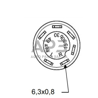 Spaudžiamas jungiklis Pneutron 11175240PN 3