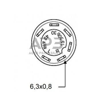 Spaudžiamas jungiklis Pneutron 11175160PN 2