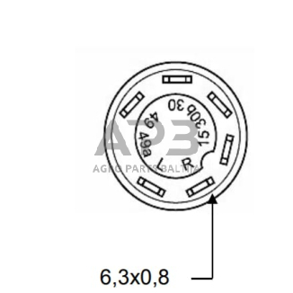 Spaudžiamas jungiklis Pneutron 4WD 11175080PN 2