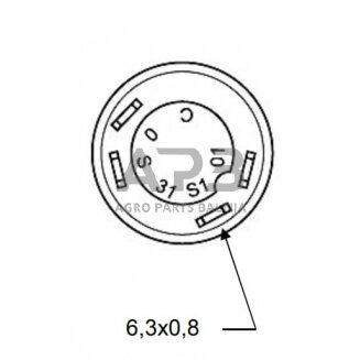 Spaudžiamas jungiklis Pneutron 11245400PN 2