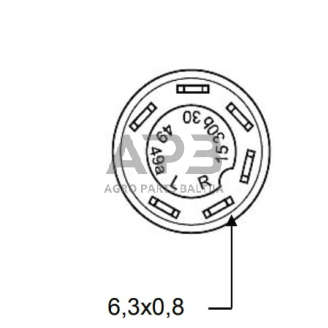 Spaudžiamas jungiklis Pneutron 11175250PN 2