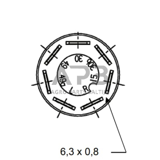 Spaudžiamas jungiklis Pneutron 4WD 11100160PN 3